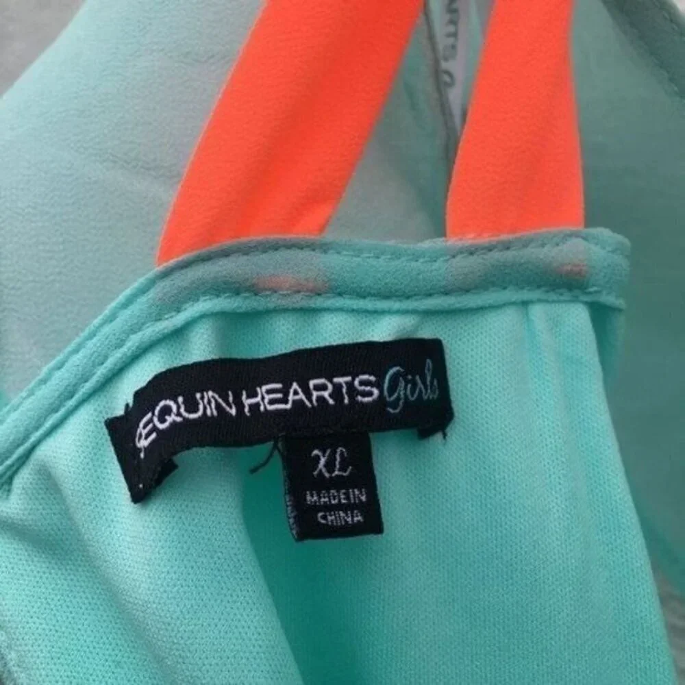 Sequin Hearts Big Girl’s Jumper XL New